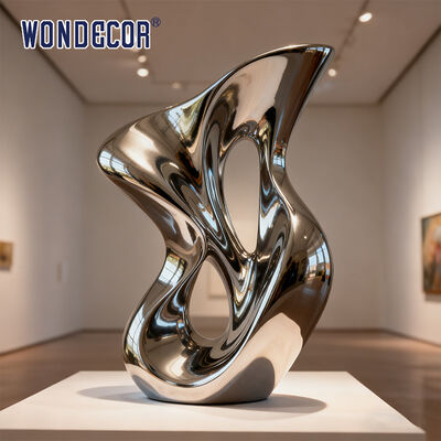 Outdoor Large-Scale Metal Art Abstract Stainless Steel Sculpture