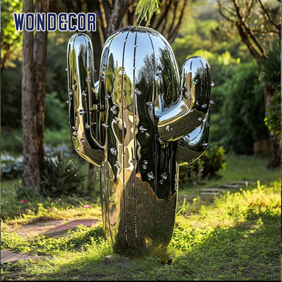 Outdoor Stainless Steel Sculpture Park Square Garden