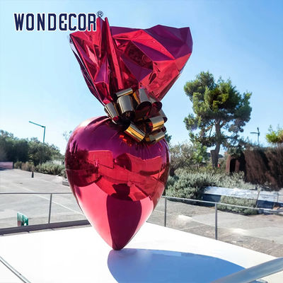 Famous Artwork 'Sacred Heart' - Large Outdoor Forged Metal Craft Stainless Steel Sculpture