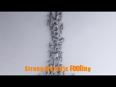 Mirror Finish Waterfall Sculpture Decoration Hotel Abstrct